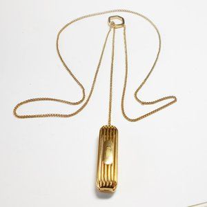 Fitbit Gold Tone Y-Style Necklace